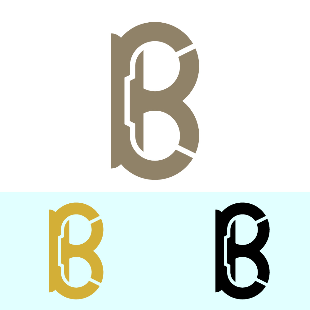 Luxury Letter B and C Monogram - Elegant BC Logo Vector SVG
