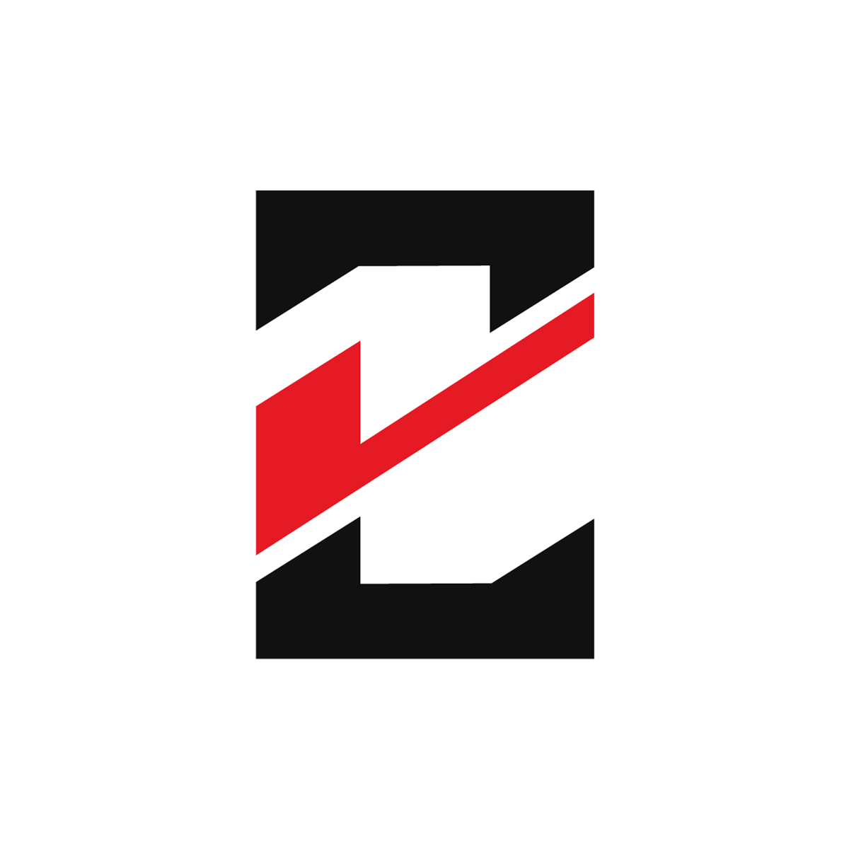 Modern Geometric Letter Z C Monogram Logo Vector Icon