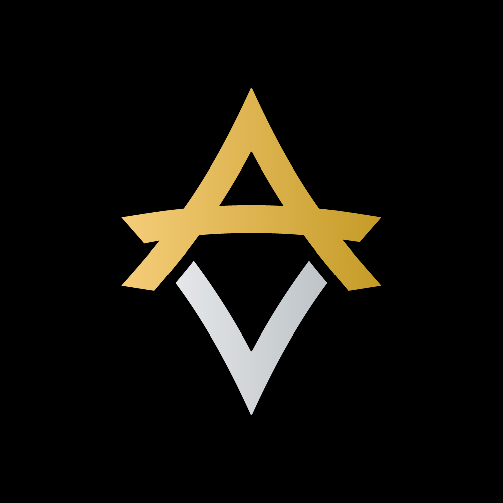 Luxury Letter AV VA Monogram Logo Template Vector